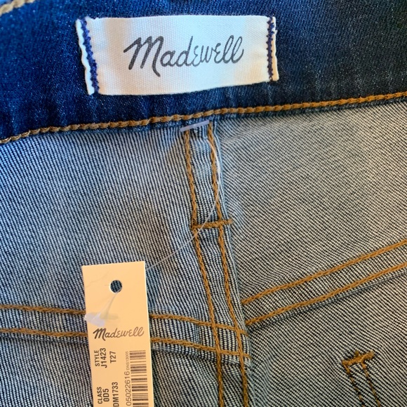 MADEWELL Cali Demi-Boot Jeans Danny Wash Women’s 28 Tall Magic Pockets - Picture 8 of 11